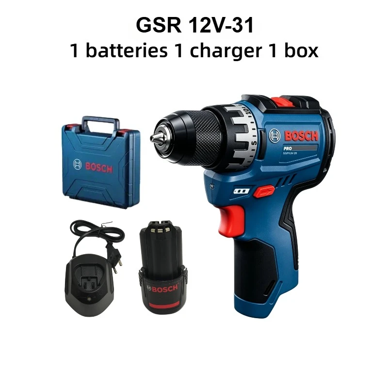 Power Tools Excel - Wiertarko-wkrętarka akumulatorowa Bosch Professional GSR 12V-31,