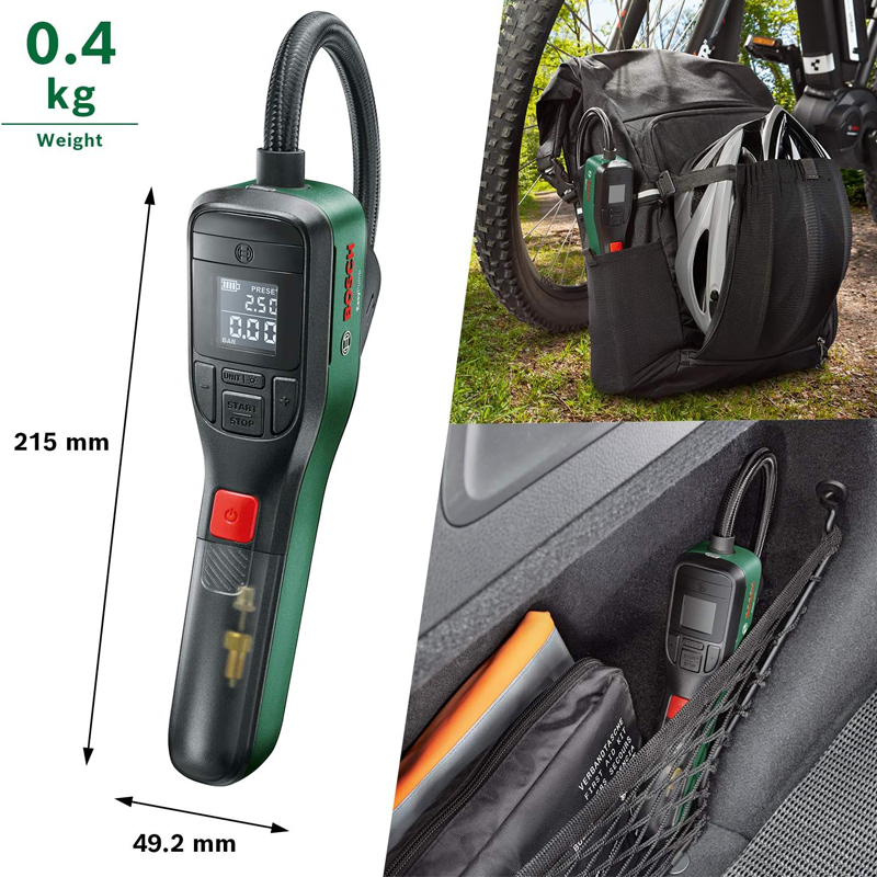 BOSCH Easy Pump Bezprzewodowa  – Air Compressor Mini recenzja i cena