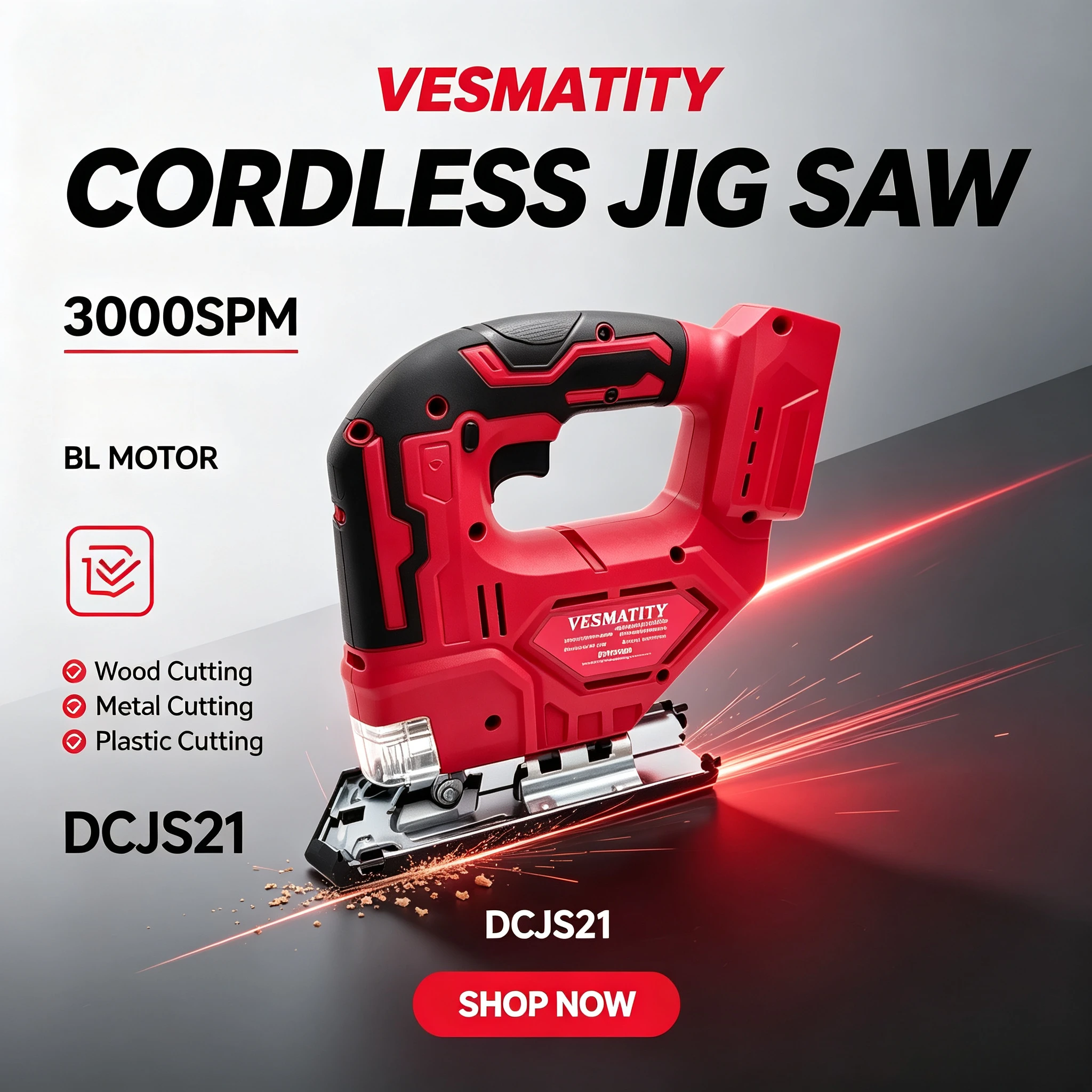 Bezszczotkowa piła do cięć pod – Power Tools Jigsaw recenzja i cena