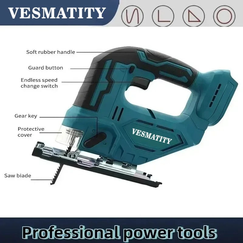 Bezszczotkowa piła szablasta D – Power Tools Jigsaw recenzja i cena